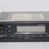 1999-2000 HONDA CIVIC RADIO STEREO TAPE CASSETTE PLAYER 39100-S01-A210-M1 - BIGGSMOTORING.COM