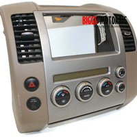 2005-2007 Nissan Pathfinder Center Dash Climate Control Radio Bezel 68260 EA410 - BIGGSMOTORING.COM