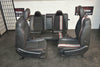 12-14 Dodge Avenger RT Black Red SEATS SET FRONT AND REAR R/T Embroidery - BIGGSMOTORING.COM