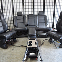 14 - 17 Jeep Grand Cherokee Summit Black Leather Seats Set Console Dvd Tv Oem - BIGGSMOTORING.COM