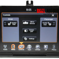 13-17 Jeep Cherokee Radio Uconnect 8.4 Display Touch Screen 68238621AE RA3 +CODE - BIGGSMOTORING.COM