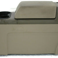 2004-2008 Ford F150 Floor Center Console Storage & Cup Holder Brown & Tan - BIGGSMOTORING.COM