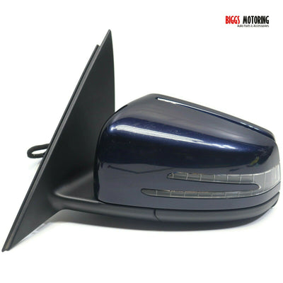 2012-2015 Mercedes Benz C300 C350 Driver Left Side Power Door Mirror Blue