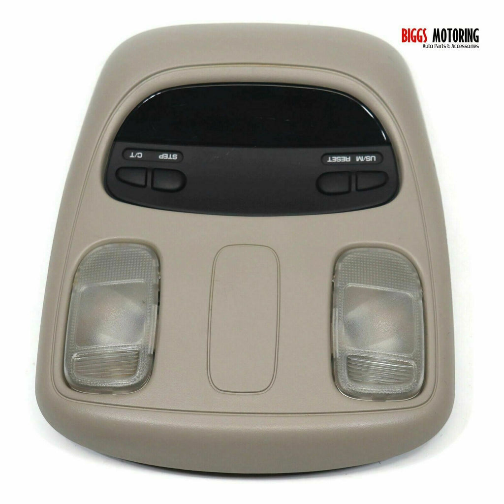 2002-2005 Dodge Ram Over Head Console Dome Light Digital Display 56045573AE - BIGGSMOTORING.COM