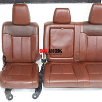 2011-2014 Ford F-250 F350 F450 Complete King Ranch Interior Seat Set