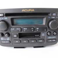 2001-2004 Acura Mdx Radio Stereo 6 Disc Changer Cassette Cd Player - BIGGSMOTORING.COM