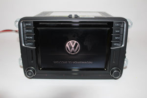 2014-2017 VW JETTA NAVIGATION RADIO STEREO CD PLAYER TOUCH DISPLAY 5C0 035 684