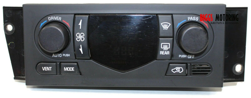 2002-2007 Buick Rendezvous Ac Heater Climate Control Unit 10322839 - BIGGSMOTORING.COM