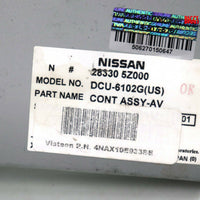 2004-2008 Nissan Titan Armada Navigation Display Screen Module 28330 5Z000 - BIGGSMOTORING.COM