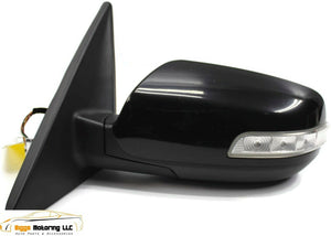 2011-2015 Kia Sorento Driver Left Power Door Mirror Black 32690