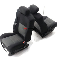 1999-2010 Factory OEM Used Ford F250 F350 Super Duty Extended Cab Front Seats - BIGGSMOTORING.COM