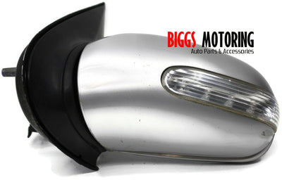 2002-2005 Mercedes Benz ML500 W163 Driver Left Side Door Mirror Silver - BIGGSMOTORING.COM