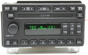 2001-2004 Ford Explorer Radio Stereo 6 Disc Changer Cd Player 3L2T-18C815-FB - BIGGSMOTORING.COM