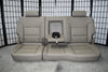 14-18 Silverado Sierra Tan Leather Rear Seat Crew Cab W/ Cup Holder 60/40 Fold - BIGGSMOTORING.COM