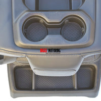 19-23 Dodge Ram 1500 Center Console Jump Seat Storage & Cupholder BLACK LEATHER - BIGGSMOTORING.COM