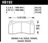 Hawk Ceramic Front + Rear Brake Pads Fits 09+ Nissan R35 GT-R GTR VR38DETT