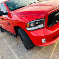 2018 Ram 1500 Crew Cab 3.6L 4X4 Red 8.4 Touch screen 5.7 bed liner many upgrades