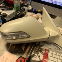 2005-2009 ACURA RL PASSENGER RIGHT SIDE POWER DOOR MIRROR WHITE - BIGGSMOTORING.COM