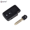 KEYYOU 2 BUTTON REMOTE KEY CASE FOR TOYOTA PRIUS COROLLA VERSO TOY43 BLADE