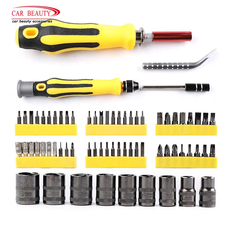 70Pcs/Set Multifunctional Mini Precision Screwdriver Set Car Repair Tool Laptop Cell Phone Hand Tool Set Auto Accessories