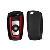 Key Fob Case Button for BMW Motor Red