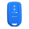 Silicone 5 Buttons Keyless Smart Key Case Cover Keys Fob for Honda for Civic for Accord for Pilot 2015 2016 2017