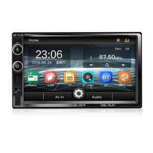 Car Radio 7" HD Touch Screen MP5 Audio Stereo Bluetooth Video Multimedia Player Car Rear View Camera TF USB FM Head Unit New