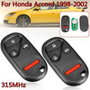 2 PCS  315MHz  Remote Key Fob Case Shell with Battery - BIGGSMOTORING.COM