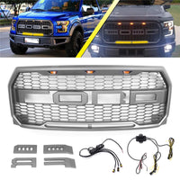 1Set Car Front Racing Grille Side Light Auto Bumper - BIGGSMOTORING.COM