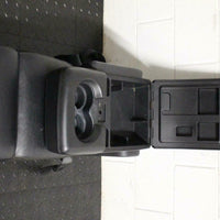 04-08 Ford F 150 Black Leather Console Jump Seat F150 Lariat 2007 4 Cup Holders  - BIGGSMOTORING.COM